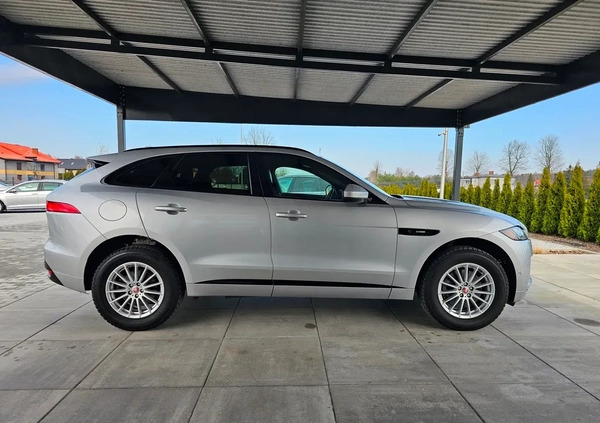 Jaguar F-Pace cena 149900 przebieg: 35000, rok produkcji 2017 z Szepietowo małe 562